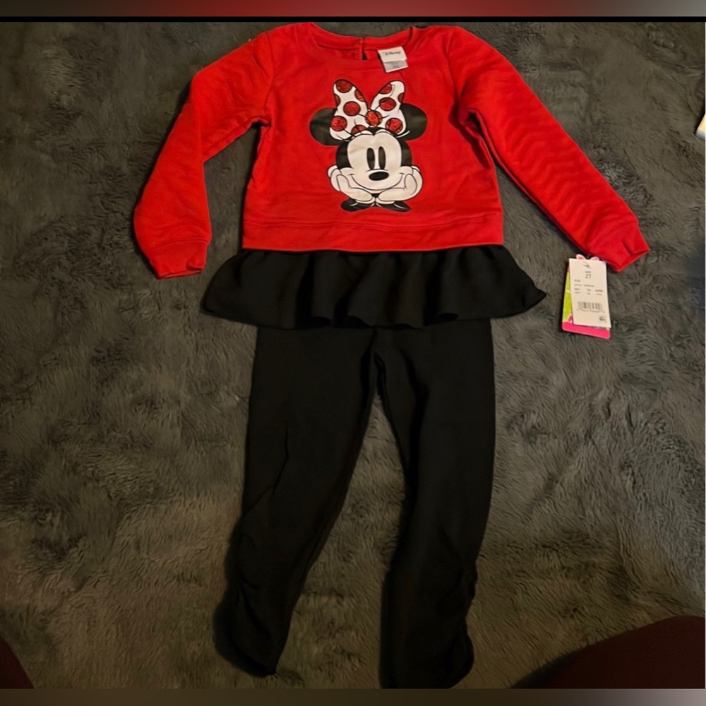 Girls 2T mini mouse set